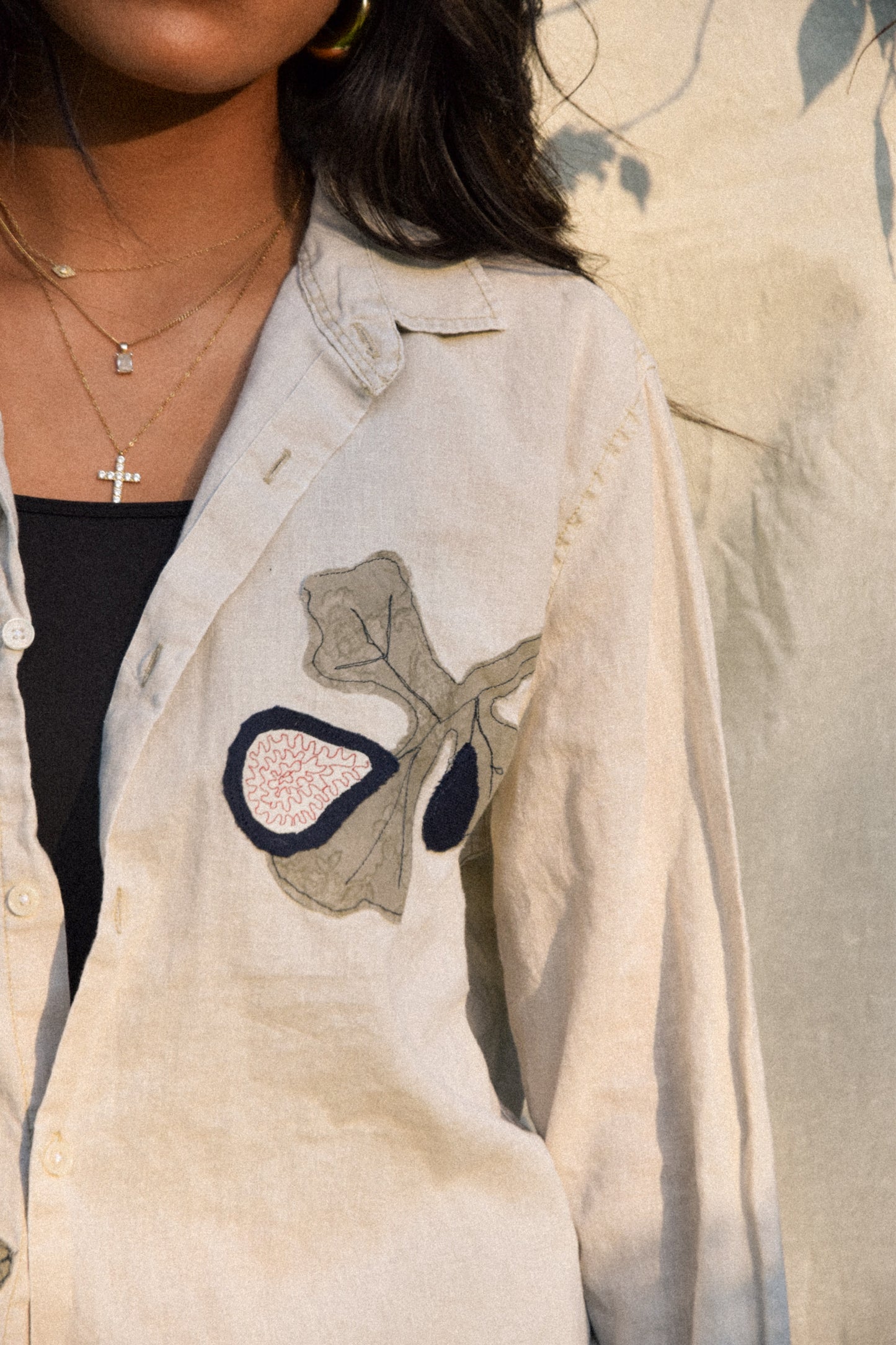 SELF CONTROL Linen Button Down - Oat
