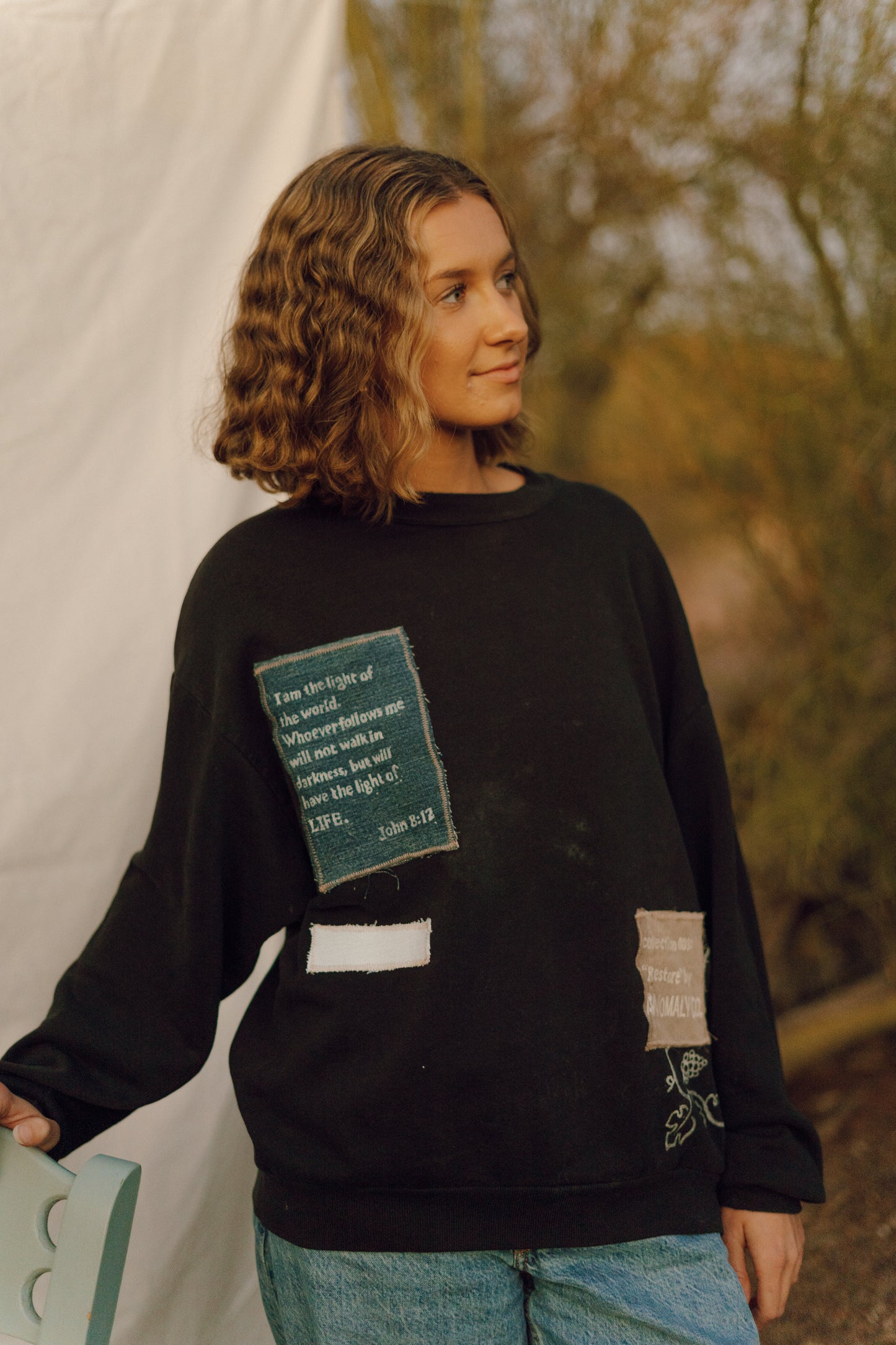 “Follower” Crewneck - Black