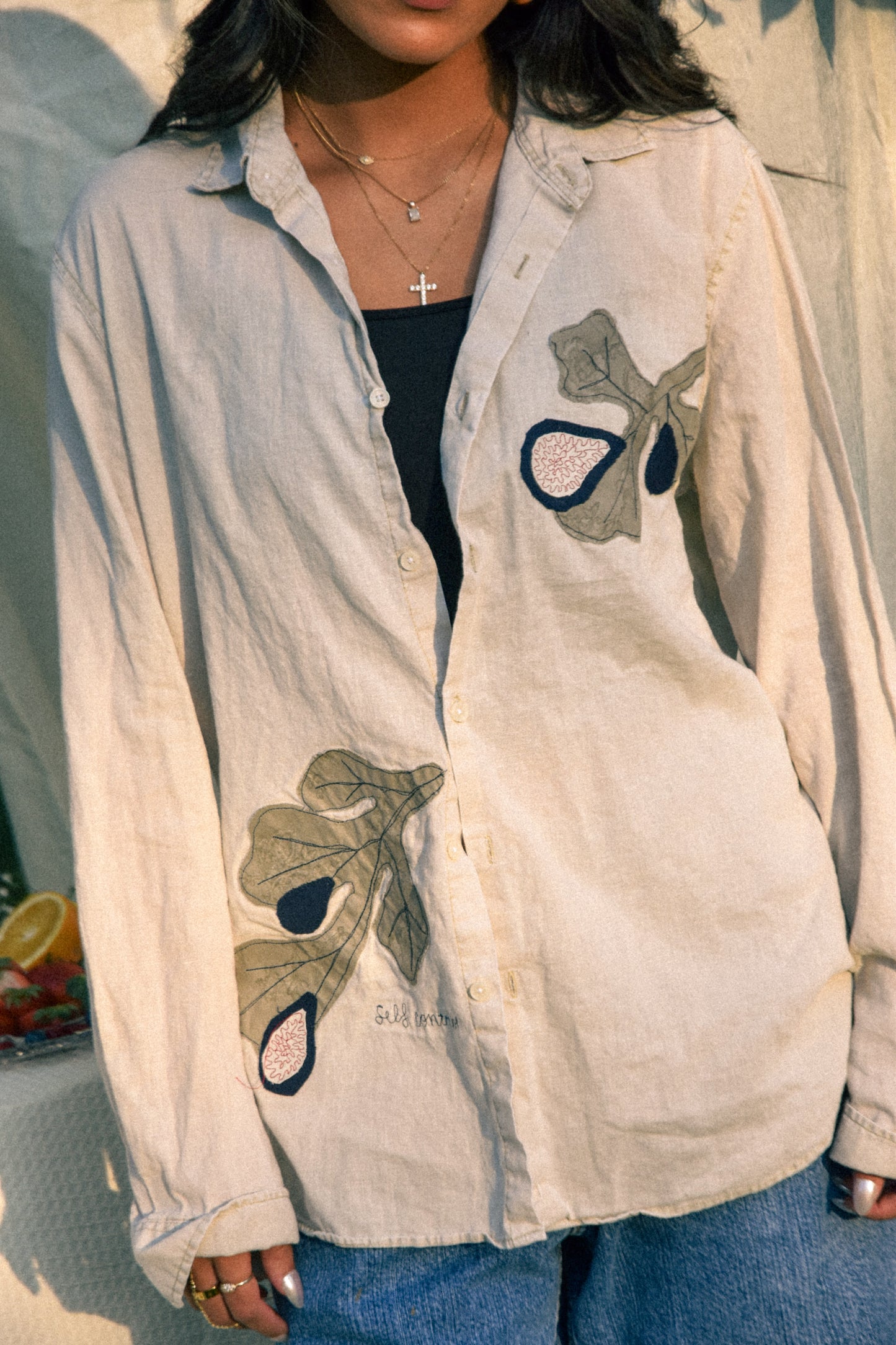 SELF CONTROL Linen Button Down - Oat
