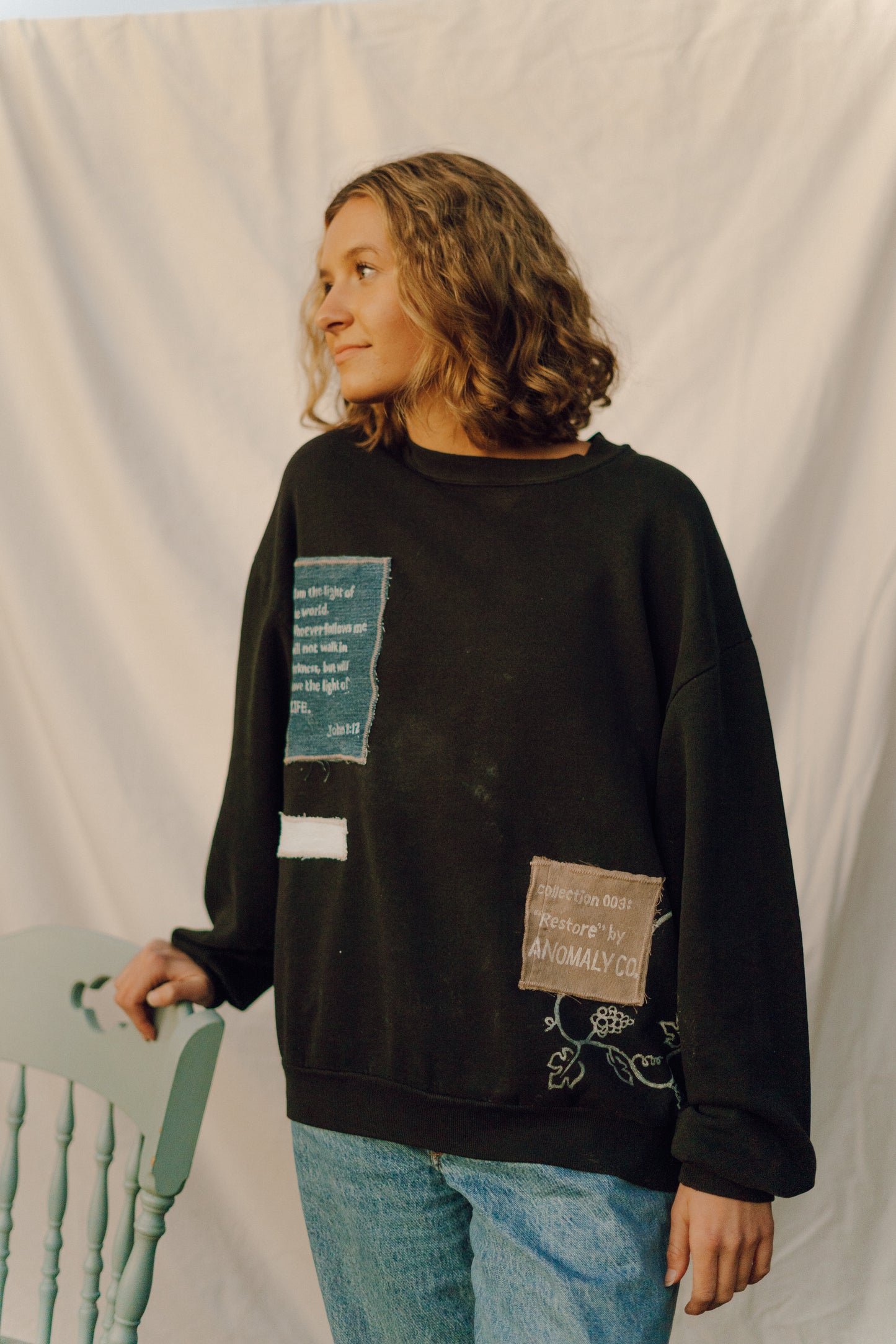 “Follower” Crewneck - Black