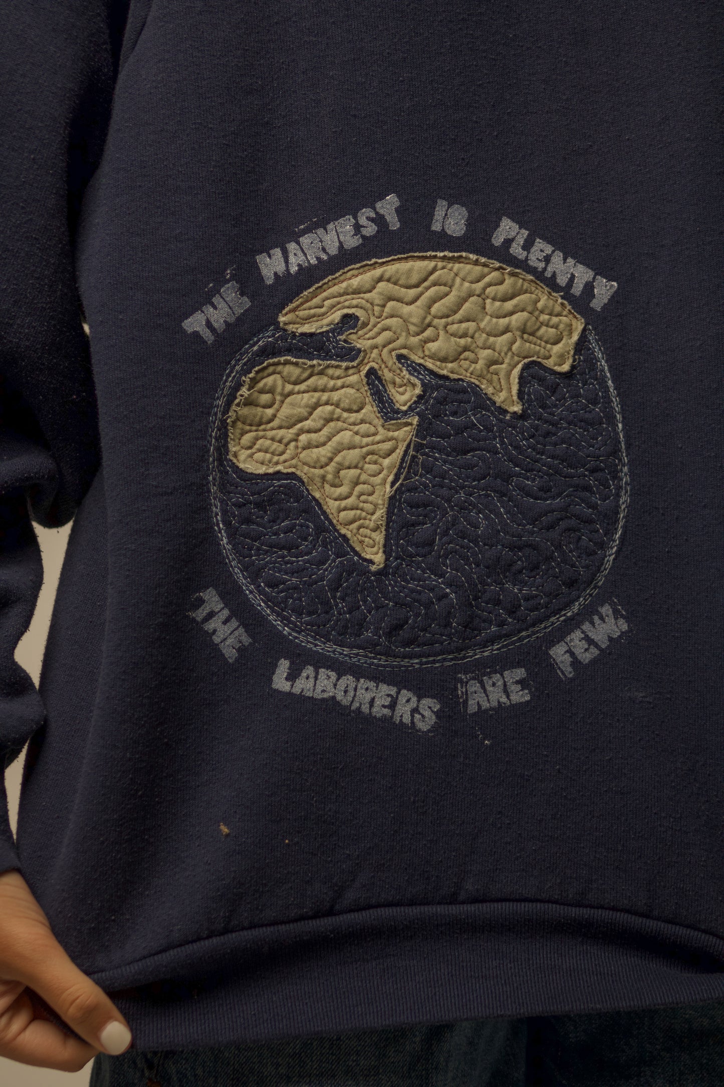 10/40 Window Crew - Navy Raglan