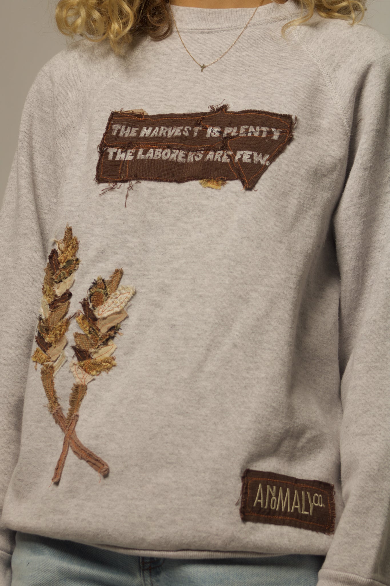 HARVEST Crew - Light Grey Heather